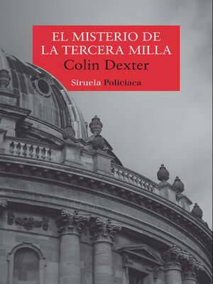 cover image of El misterio de la tercera milla